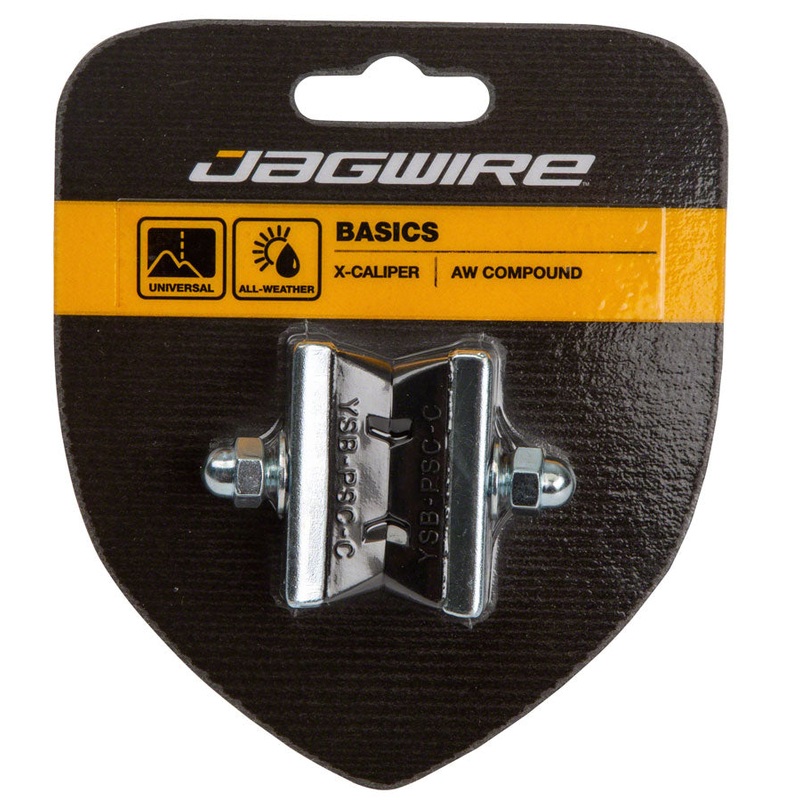 Jagwire Basics X-Caliper Brake Pads - Threaded Black Pair