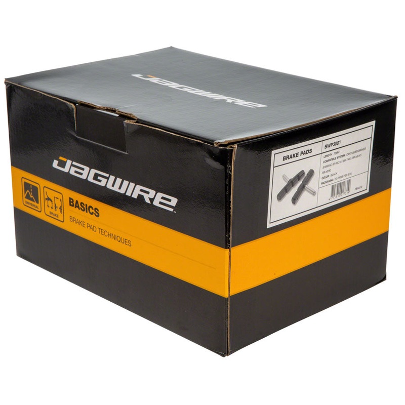 Jagwire Mountain Sport Brake Pads Smooth Post 70mm Pad Box of 50 Pairs