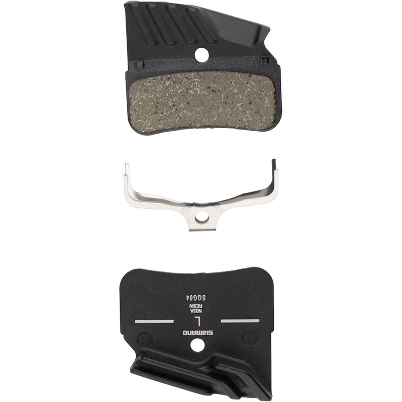 Shimano N03A-RF Disc Brake Pad Spring - Resin Compound Finned Alloy Back Plate One Pair