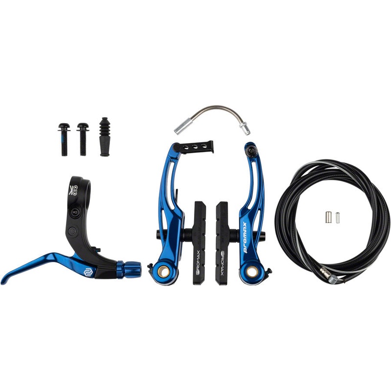 Promax P-1/Click V-Point Linear Pull Brake Kit - 108mm Blue