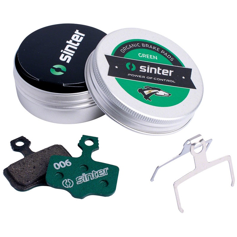 Sinter Green s2032 Compound Organic Disc Brake Pads - Avid/SRAM Sinter Type 006 One Pair