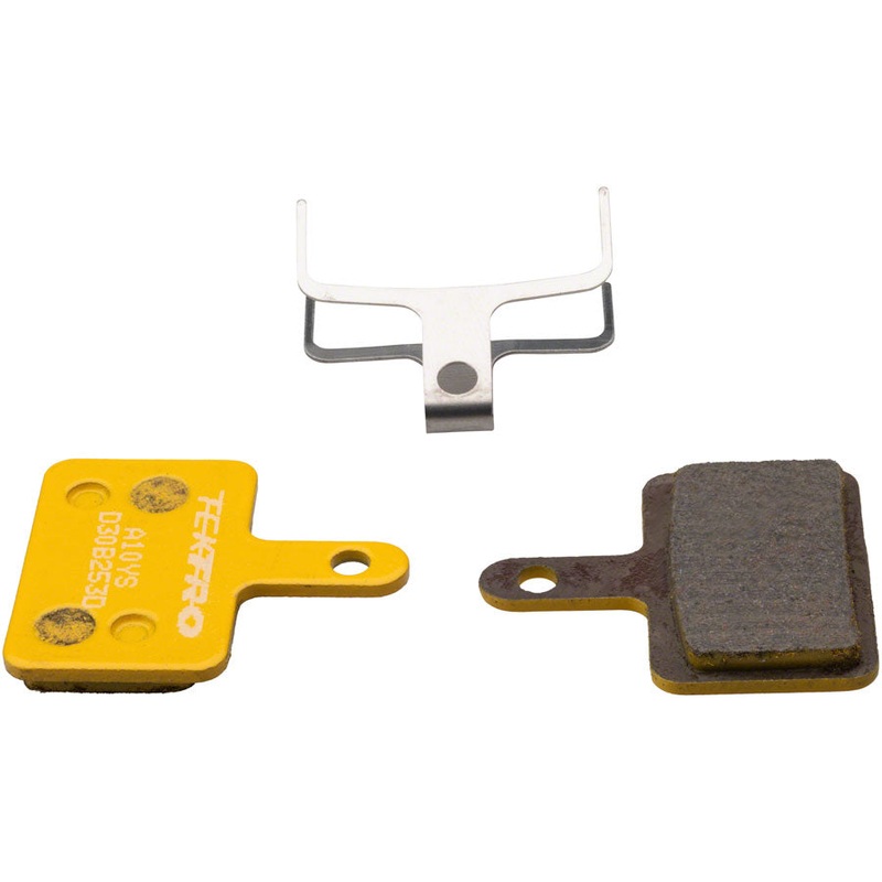 Tektro A10YS Disc Brake Pad - Metal/Ceramic Compound For Use With 2-Piston Calipers YLW