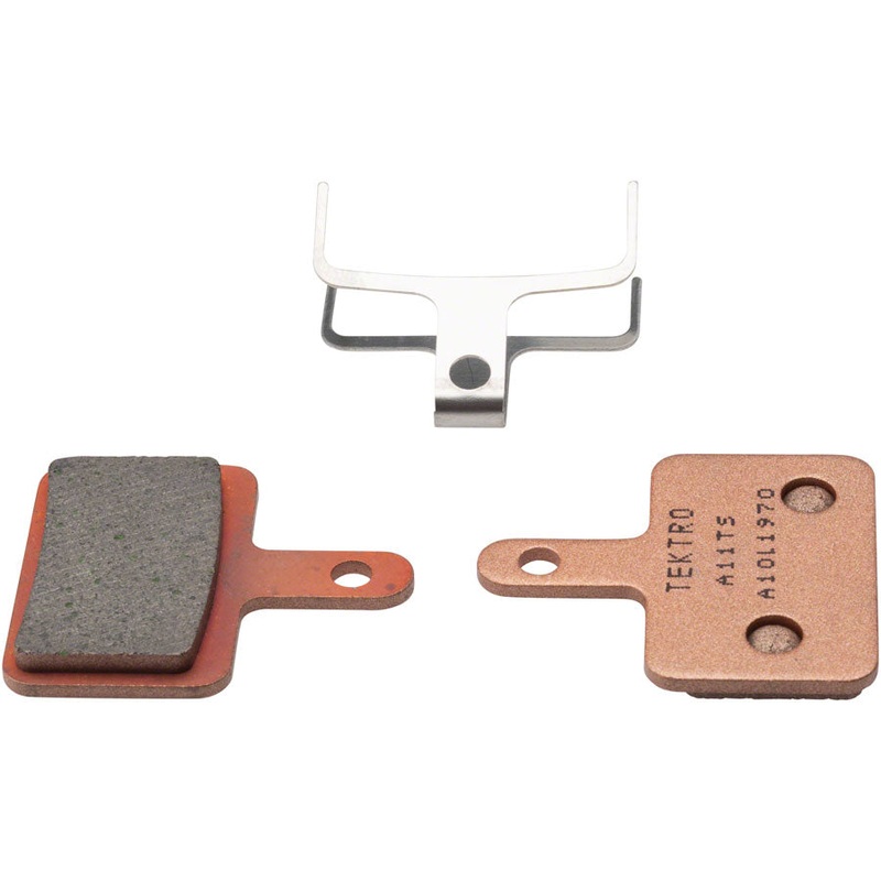 Tektro A11TS Disc Brake Pad - Sintered Steel Backed For Use With 2-Piston Calipers