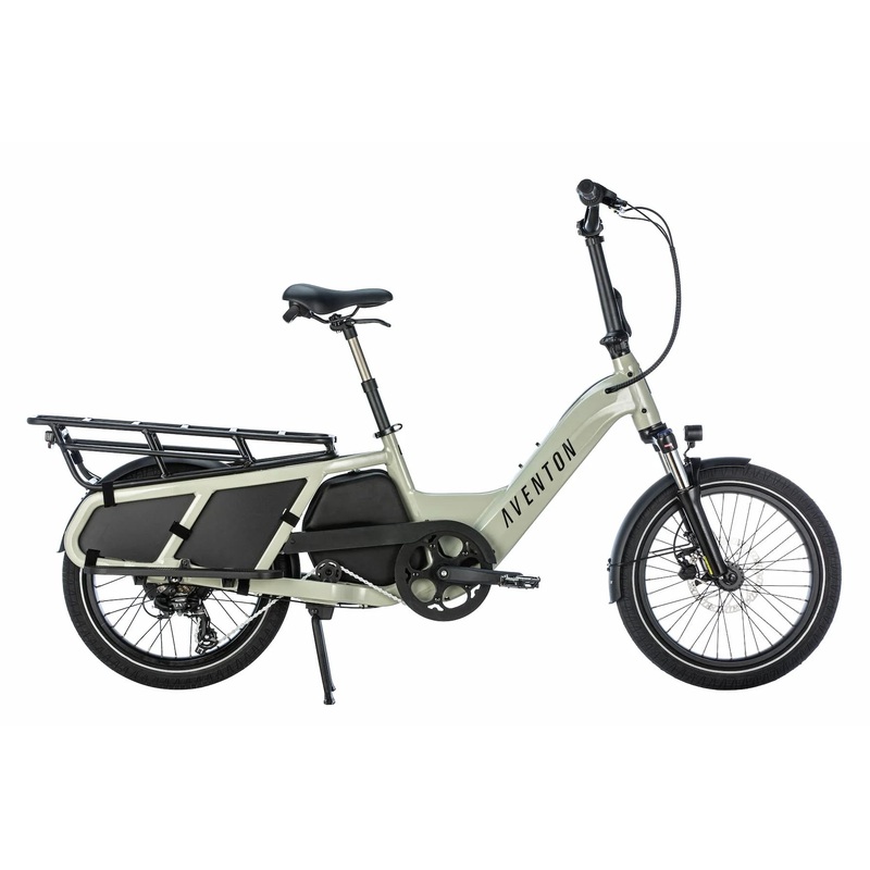 Aventon E-Bike Abound Cargo Step-Through Sage