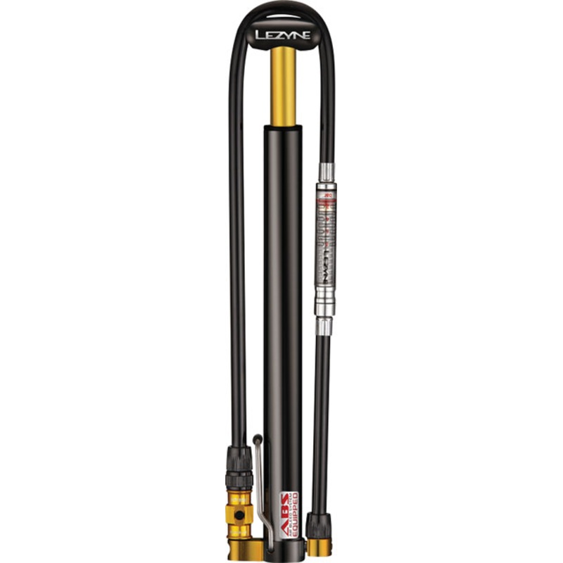 Lezyne Micro Floor Drive HPG- High Pressure Analog Gauge Frame Pump, Black