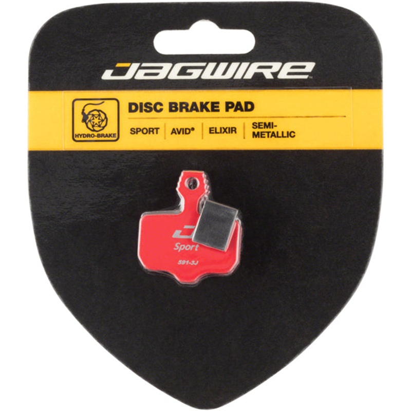 Jagwire Mountain Sport Semi-Metallic Disc Brake Pads for Avid Elixir R, CR1, 3, 5, 7, 9, X0, XX