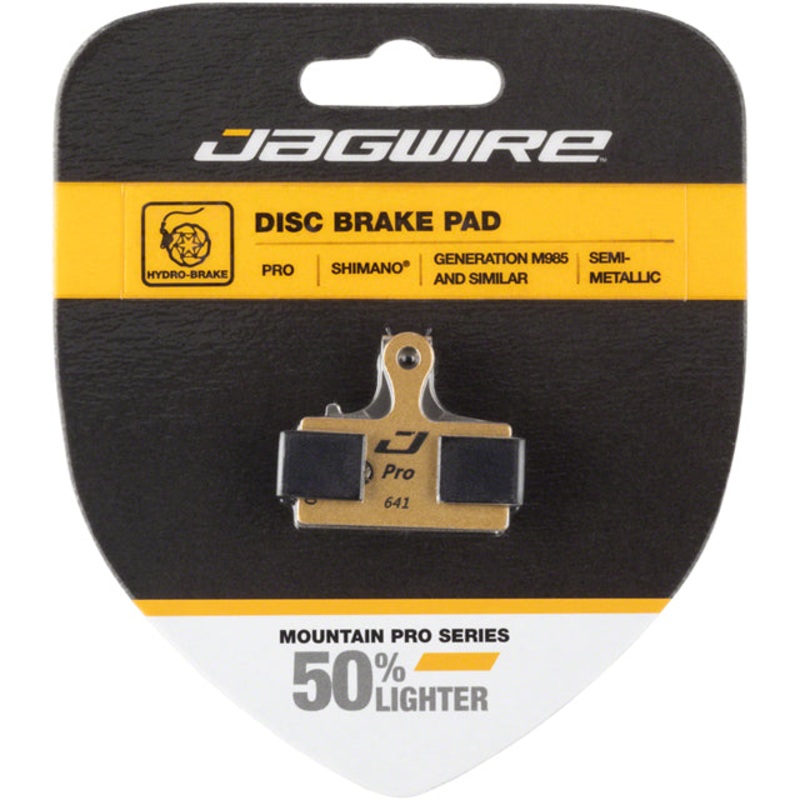Jagwire Pro Semi-Metallic Disc Brake Pads - For Shimano S700, M615, M6000, M785, M8000, M666, M675, M7000, M9000, M9020, M985, M987